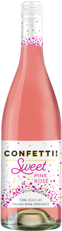 Confetti Sweet Pink Rose Bottle